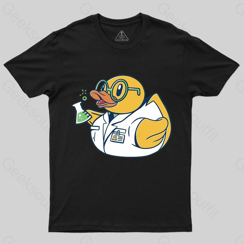 Scientist Rubber Duck Chemist T-shirt - Geeksoutfit