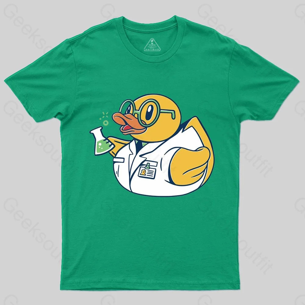 Scientist Rubber Duck Chemist T-shirt - Geeksoutfit