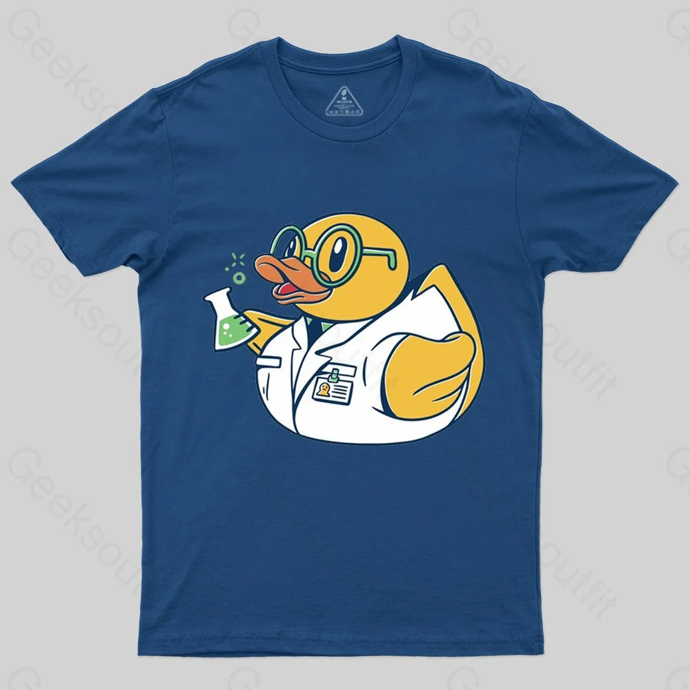 Scientist Rubber Duck Chemist T-shirt - Geeksoutfit