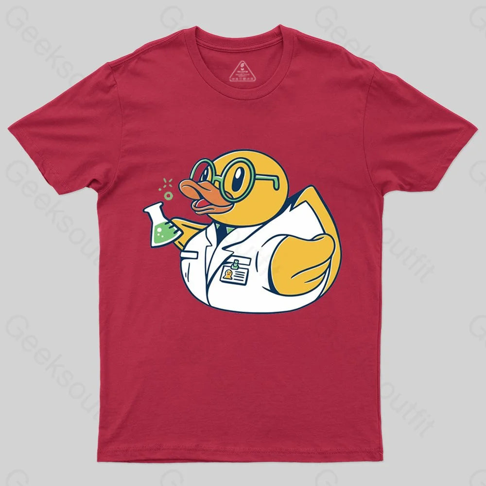 Scientist Rubber Duck Chemist T-shirt - Geeksoutfit