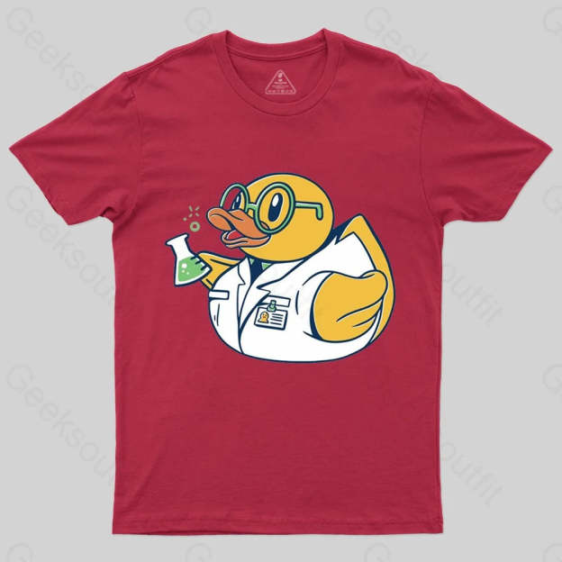 Scientist Rubber Duck Chemist T-shirt - Geeksoutfit