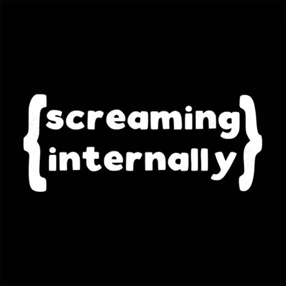 Screaming Internally Geek T-Shirt