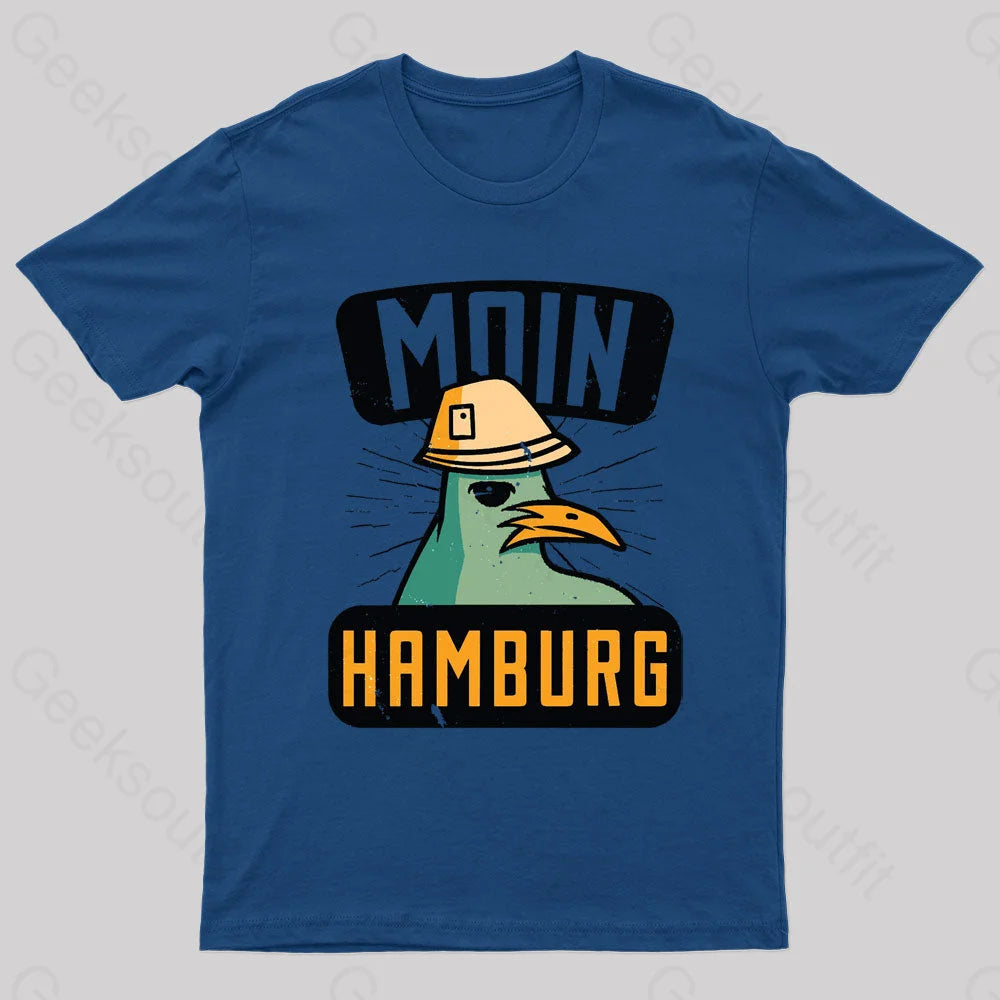 Seagull Moin Hamburg Geek T-Shirt Navy / S