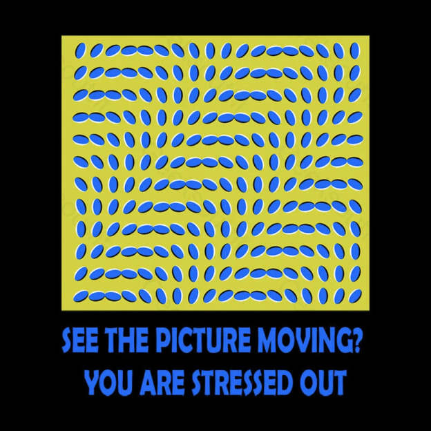 See The Picture Moving You Are Stressed Out T-Shirt