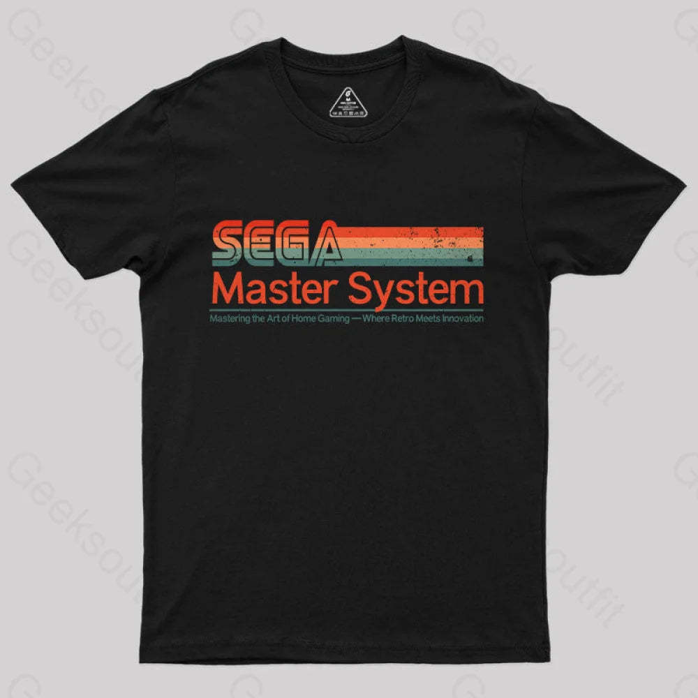 GEEKS RULE SEGA LOGO 黒Tシャツ Geeks Rule x SEGA Logo T Shirt 