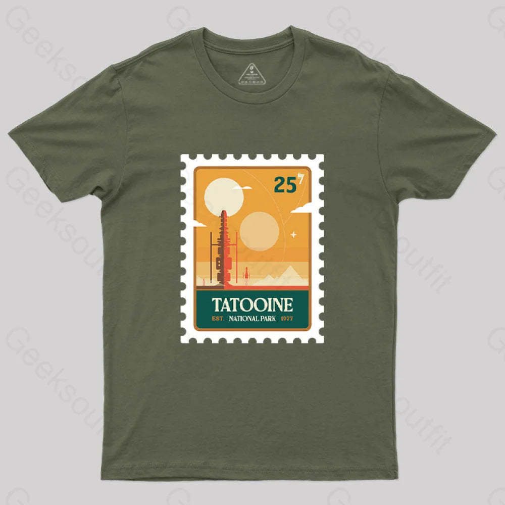 Send Me Some Sand T-Shirt Army Green / S