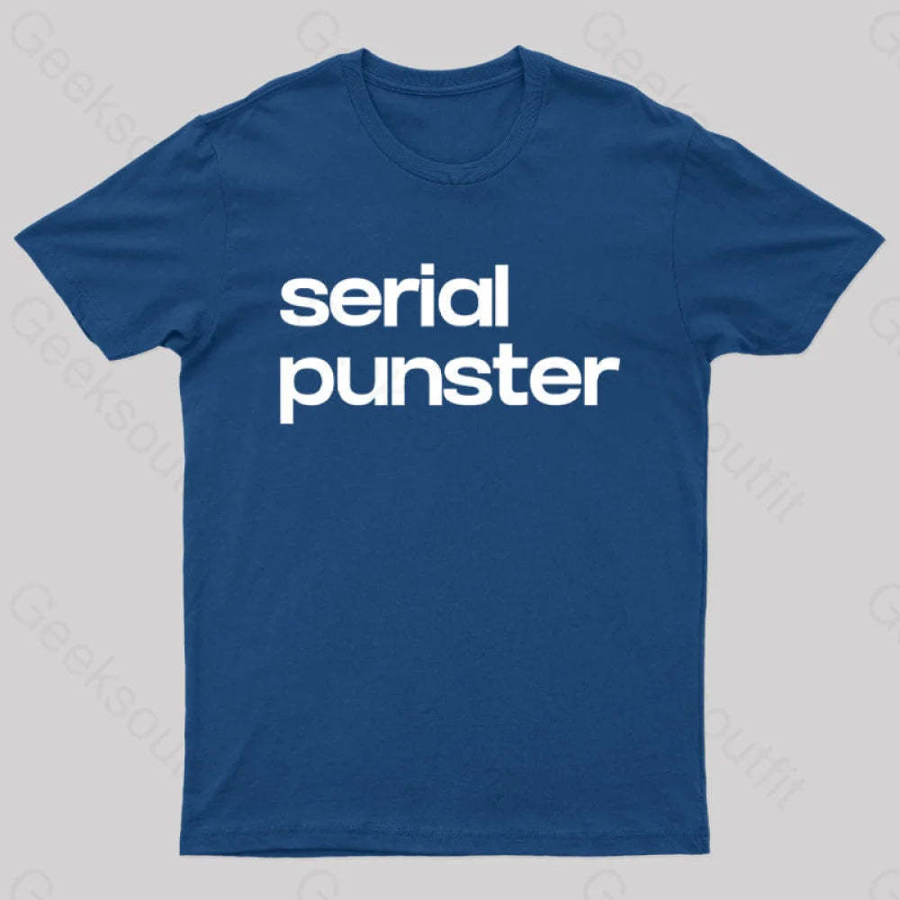 Serial Punster Nerd T-Shirt Navy / S