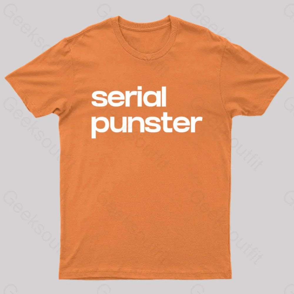 Serial Punster Nerd T-Shirt Orange / S