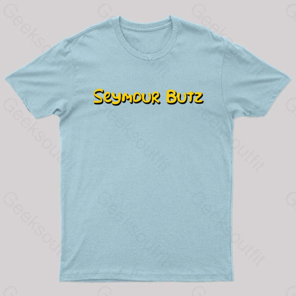 Seymour Butz Geek T-Shirt Light Blue / S