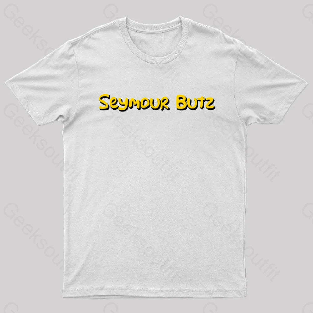 Seymour Butz Geek T-Shirt White / S