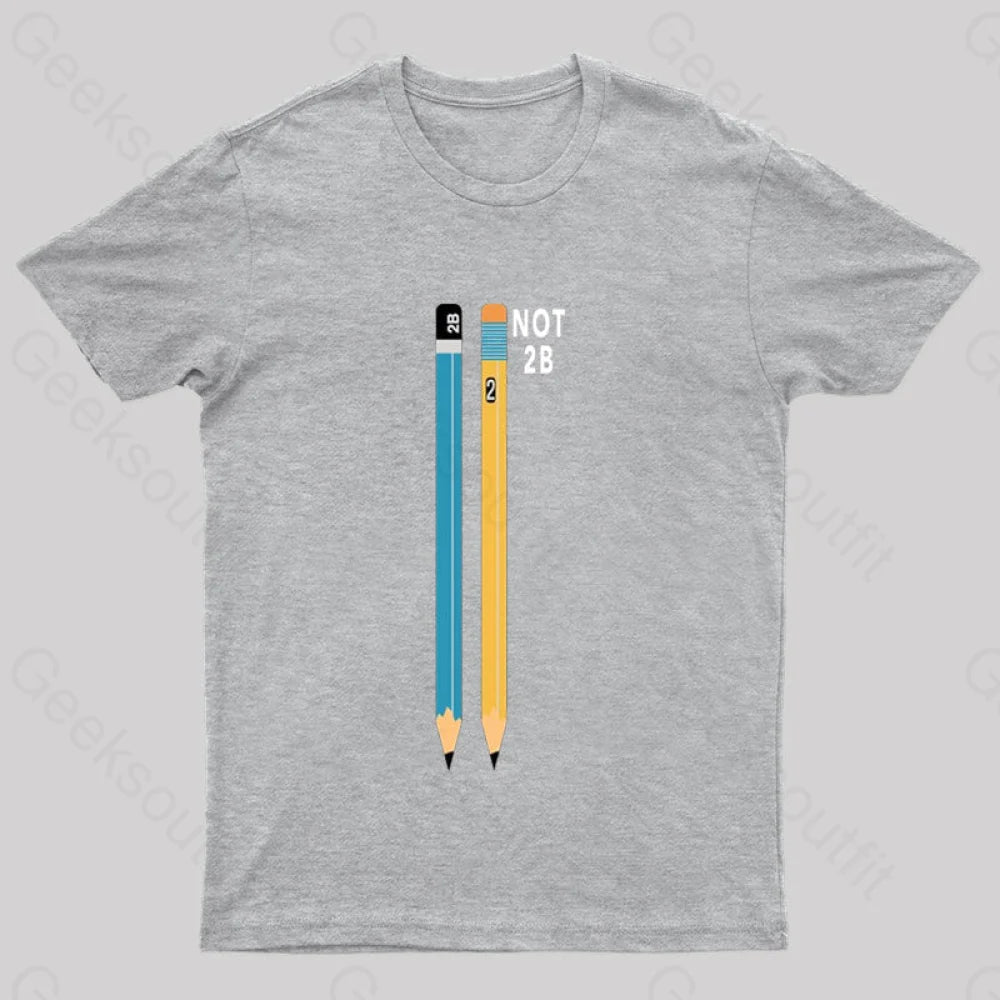 Shakespeare’s Pencils Geek T-Shirt Grey / S