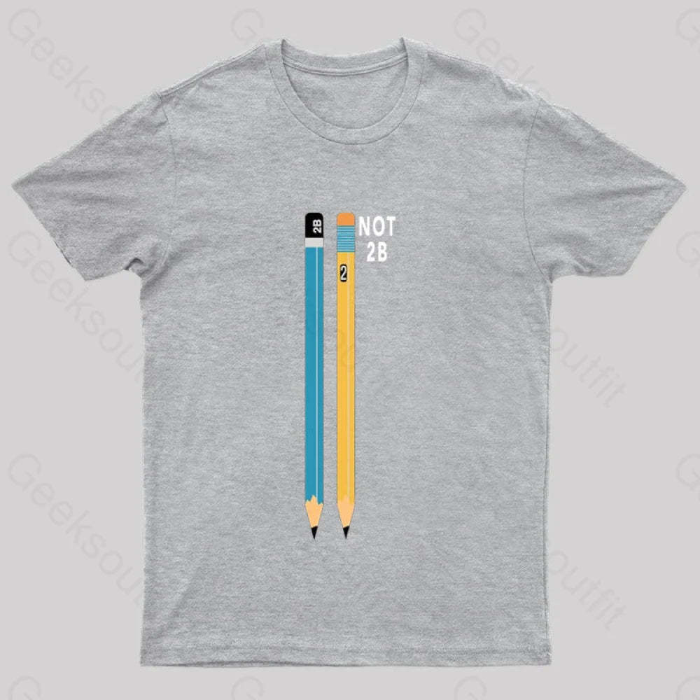 Shakespeare’s Pencils Geek T-Shirt Grey / S