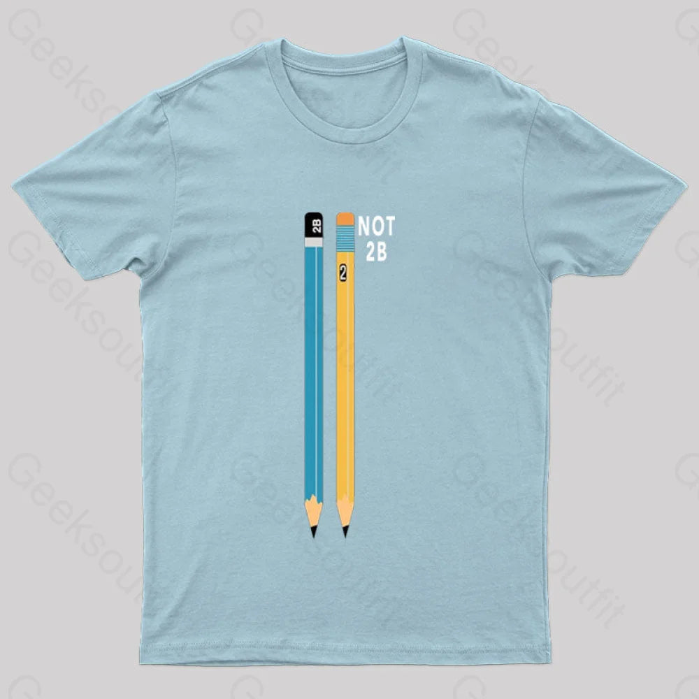 Shakespeare’s Pencils Geek T-Shirt Light Blue / S