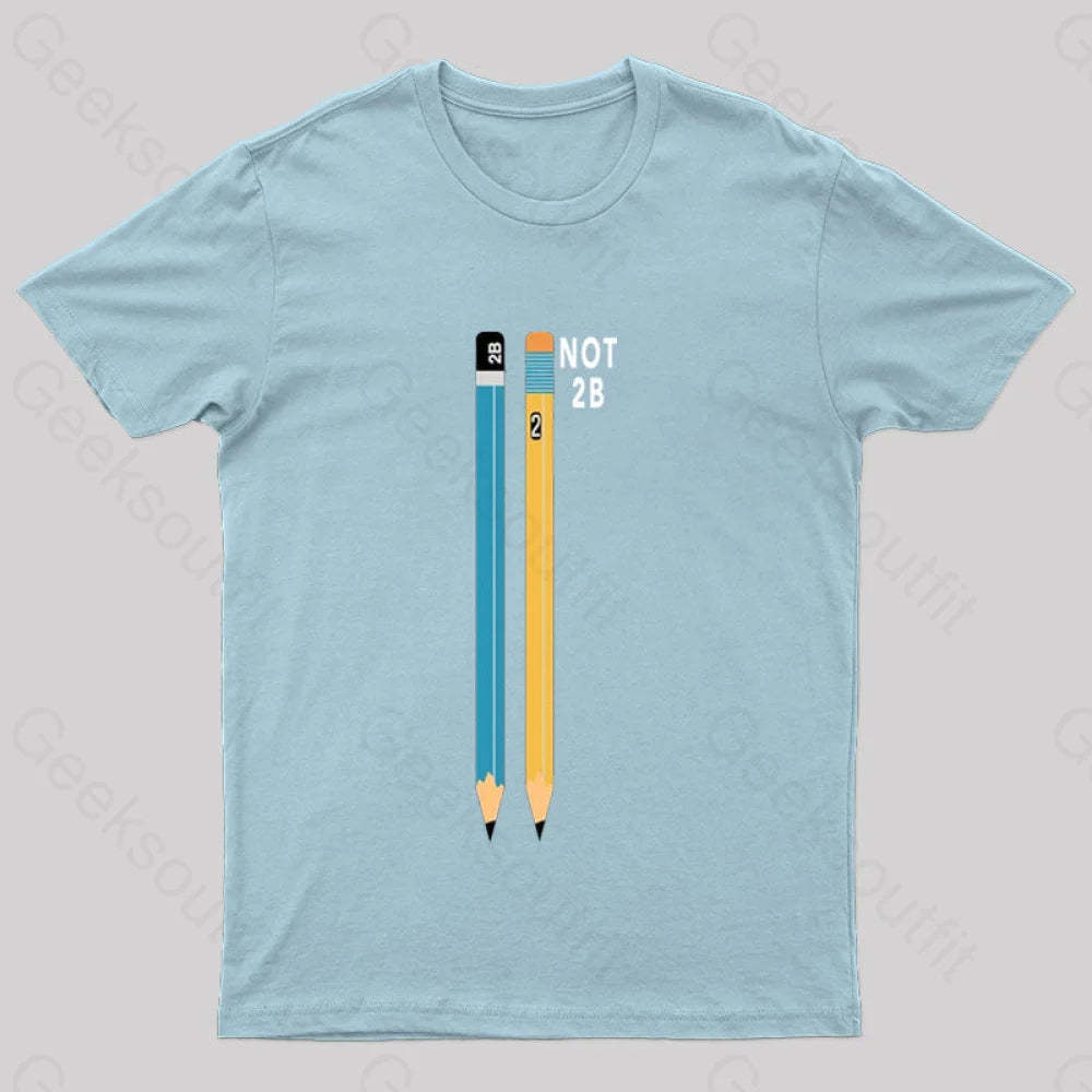 Shakespeare’s Pencils Geek T-Shirt Light Blue / S