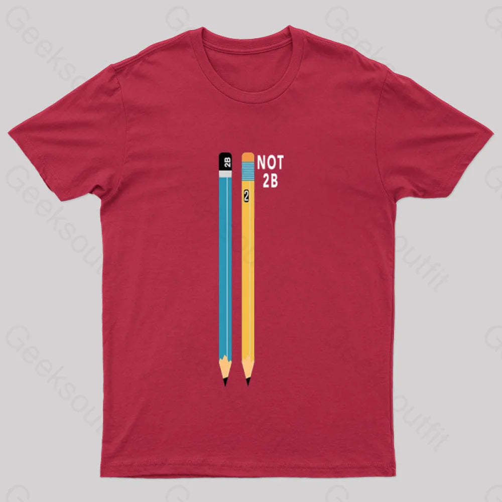 Shakespeare’s Pencils Geek T-Shirt Red / S