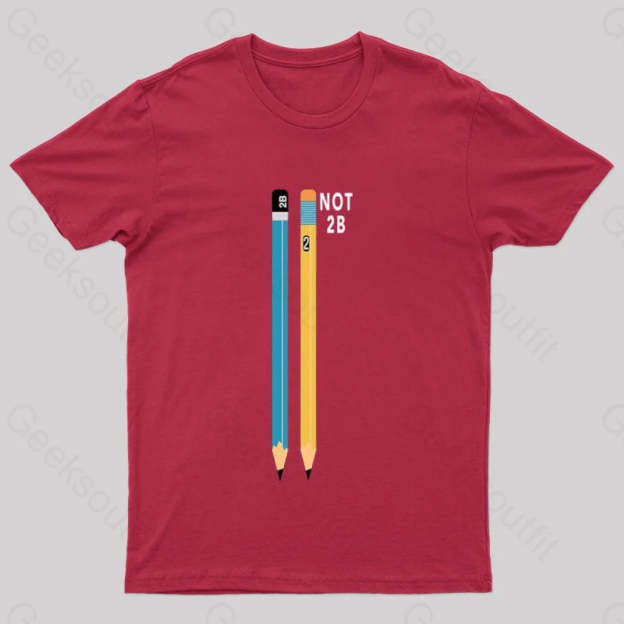Shakespeare’s Pencils Geek T-Shirt Red / S