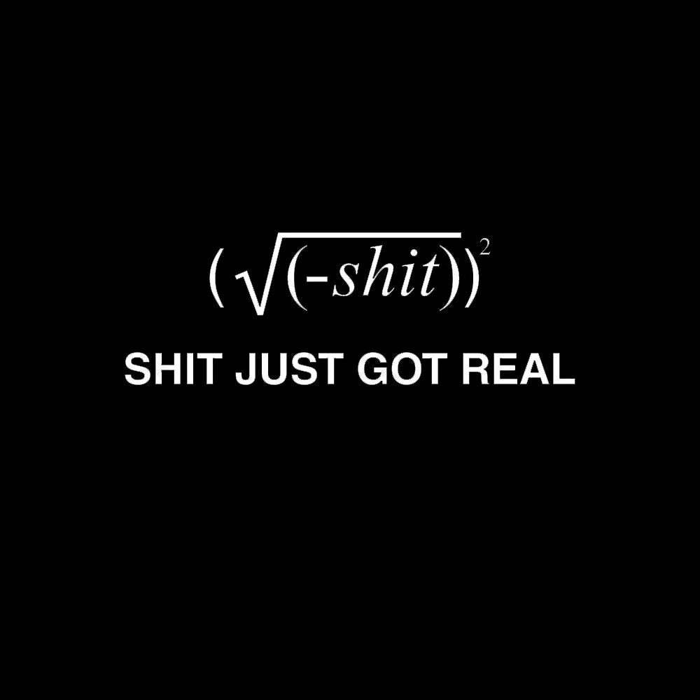 Shit Just Got Real Nerd T-Shirt
