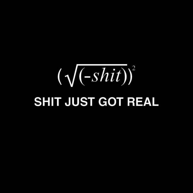 Shit Just Got Real Nerd T-Shirt
