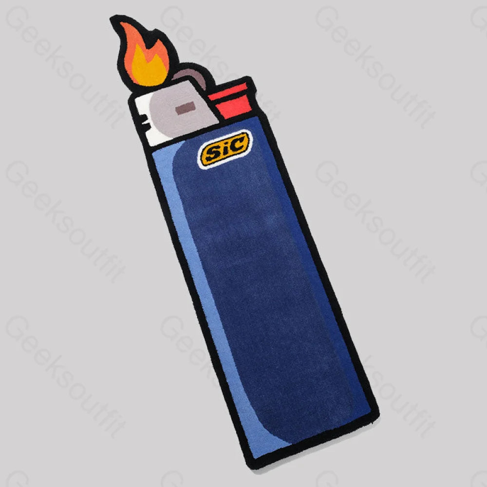 Sic Lighter Funny Imitation Wool Rug