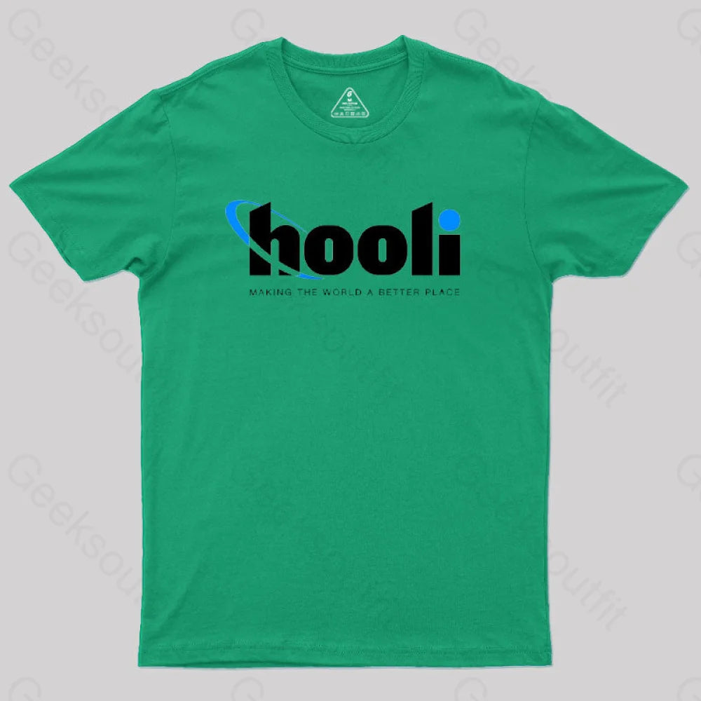Silicon Valley - Hooli T-Shirt Green / S