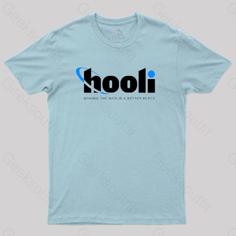 Silicon Valley - Hooli T-Shirt Light Blue / S