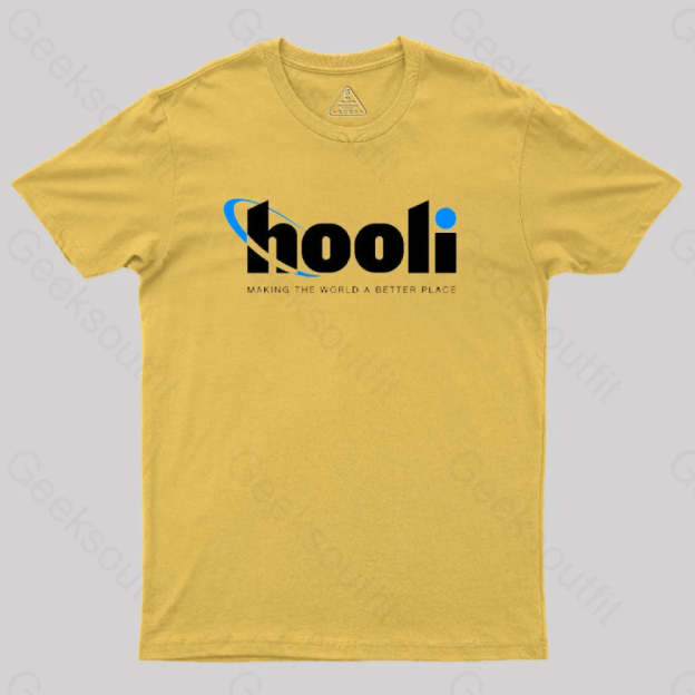 Silicon Valley - Hooli T-Shirt Yellow / S