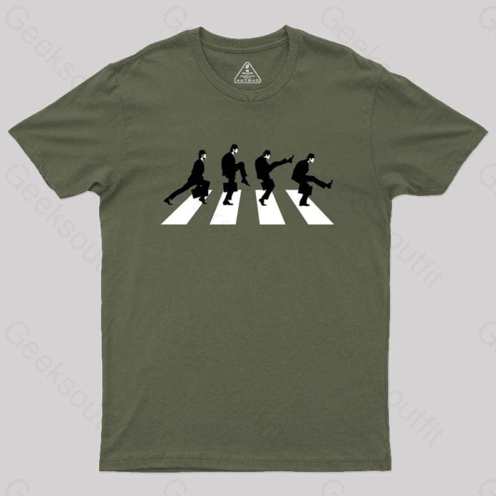 Silly Road Geek T-Shirt Army Green / S