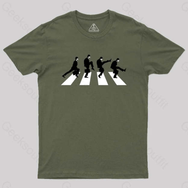Silly Road Geek T-Shirt Army Green / S