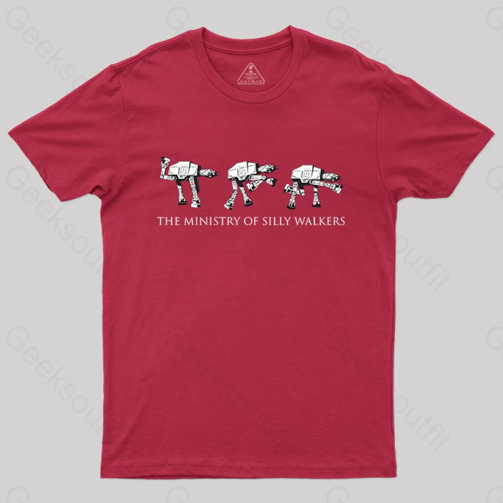 Silly Walkers T-Shirt Red / S