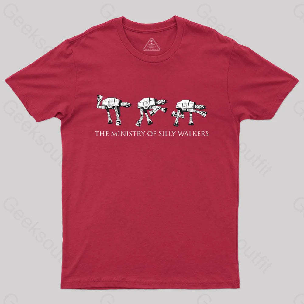Silly Walkers T-Shirt Red / S