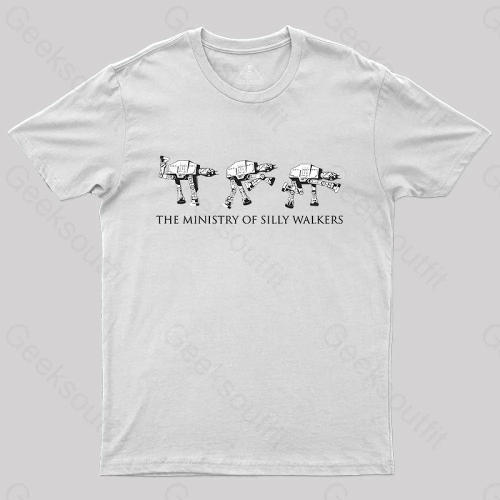Silly Walkers T-Shirt White / S