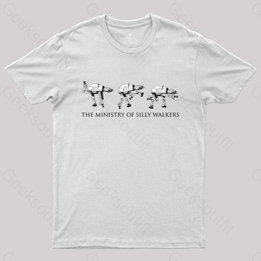 Silly Walkers T-Shirt White / S