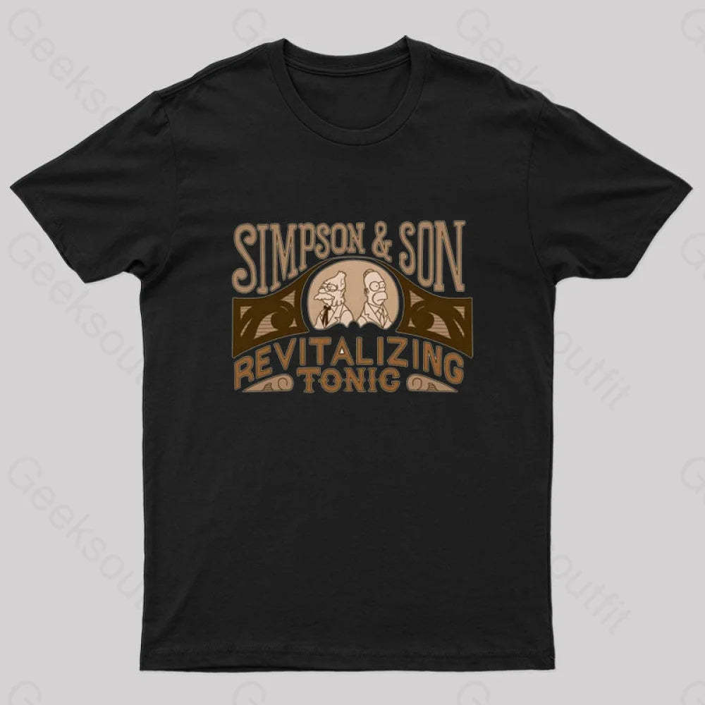 Simpson & Son Nerd T-Shirt Black / S