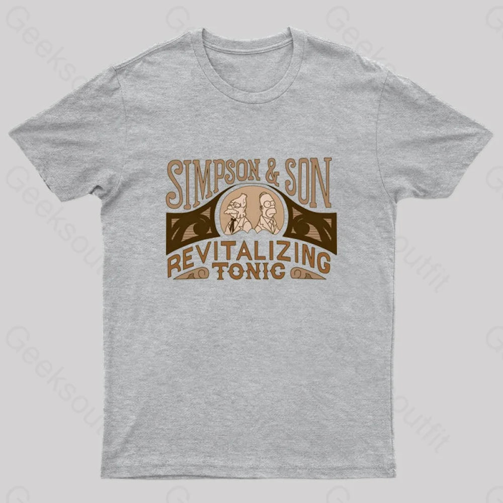 Simpson & Son Nerd T-Shirt Grey / S