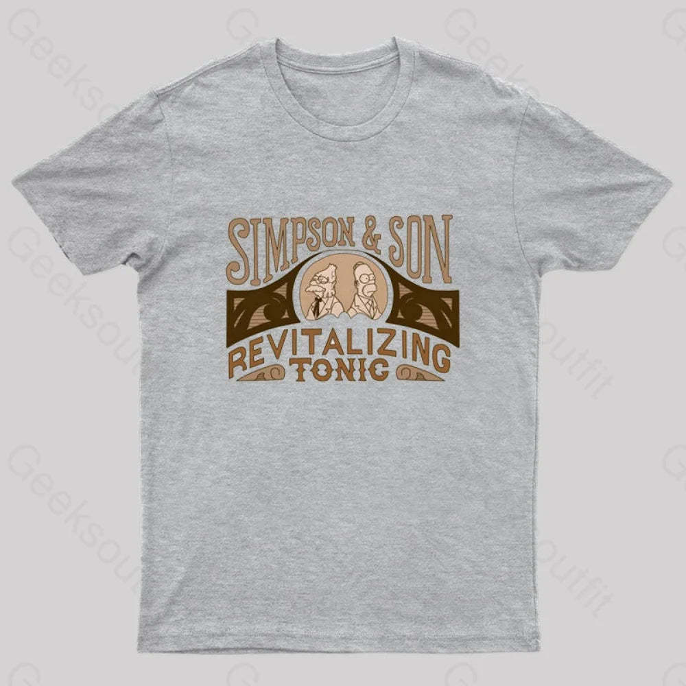 Simpson & Son Nerd T-Shirt Grey / S