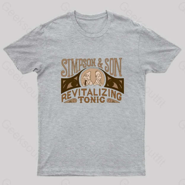 Simpson & Son Nerd T-Shirt Grey / S