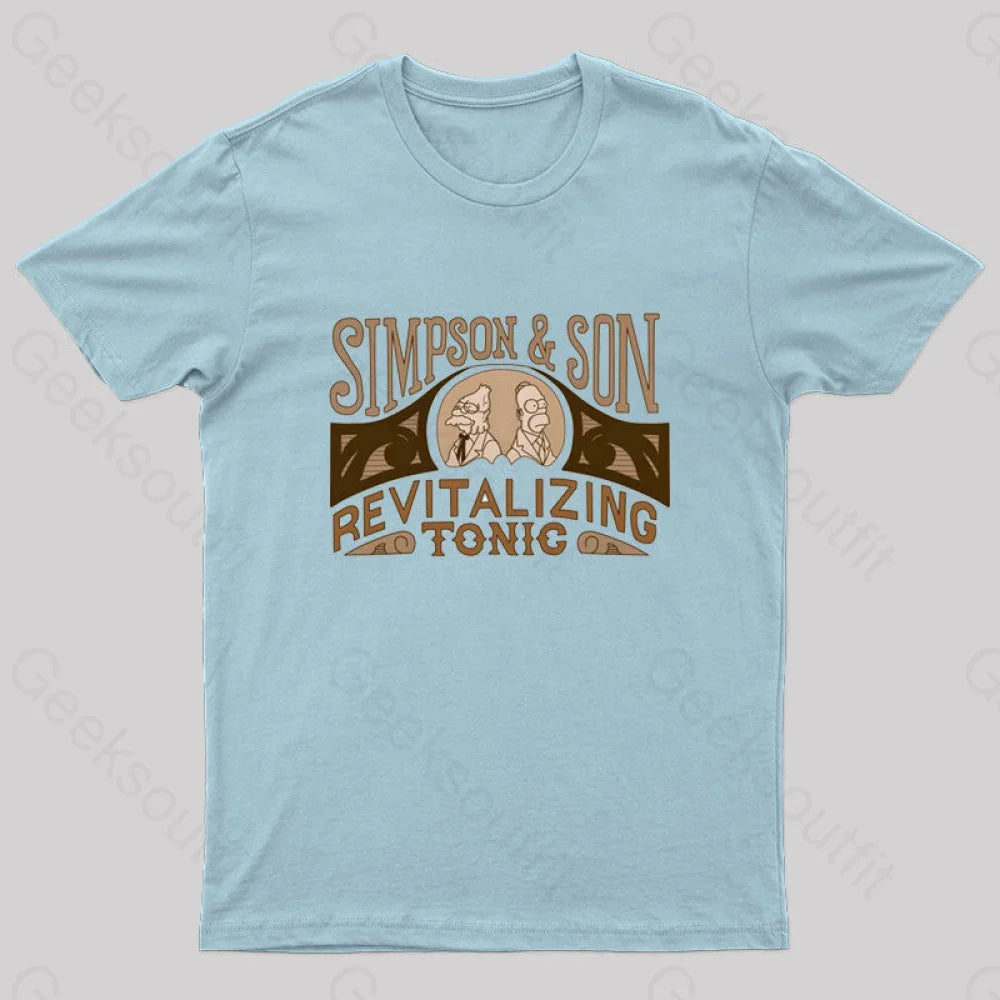 Simpson & Son Nerd T-Shirt Light Blue / S