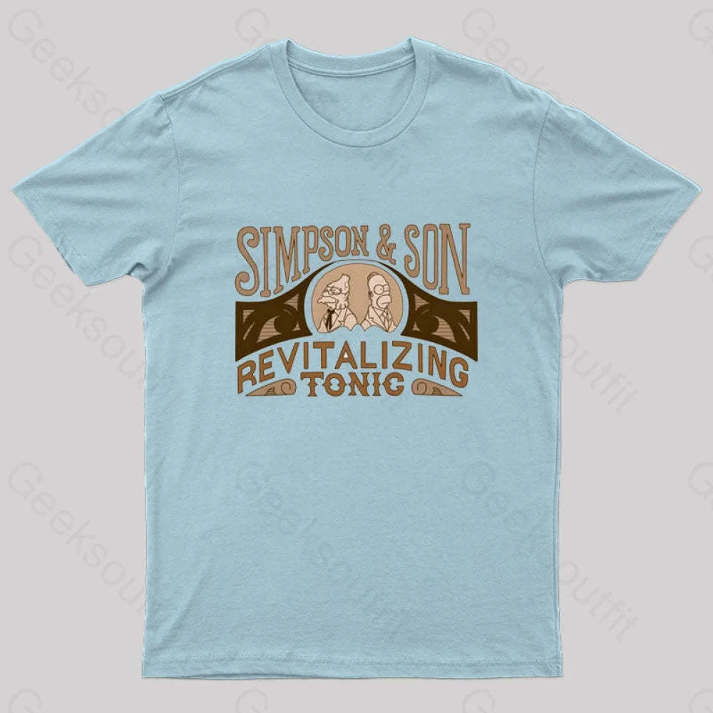 Simpson & Son Nerd T-Shirt Light Blue / S