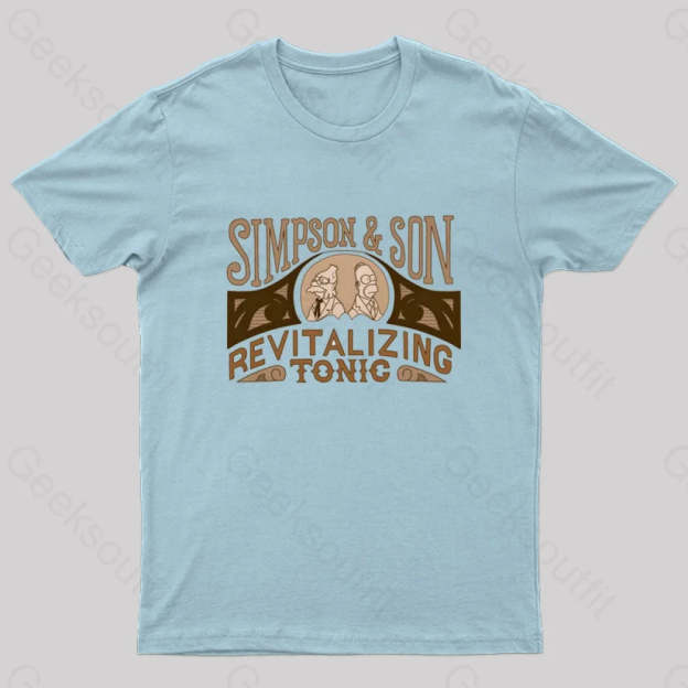 Simpson & Son Nerd T-Shirt Light Blue / S