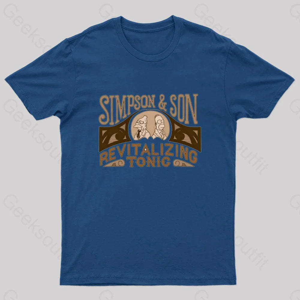 Simpson & Son Nerd T-Shirt Navy / S