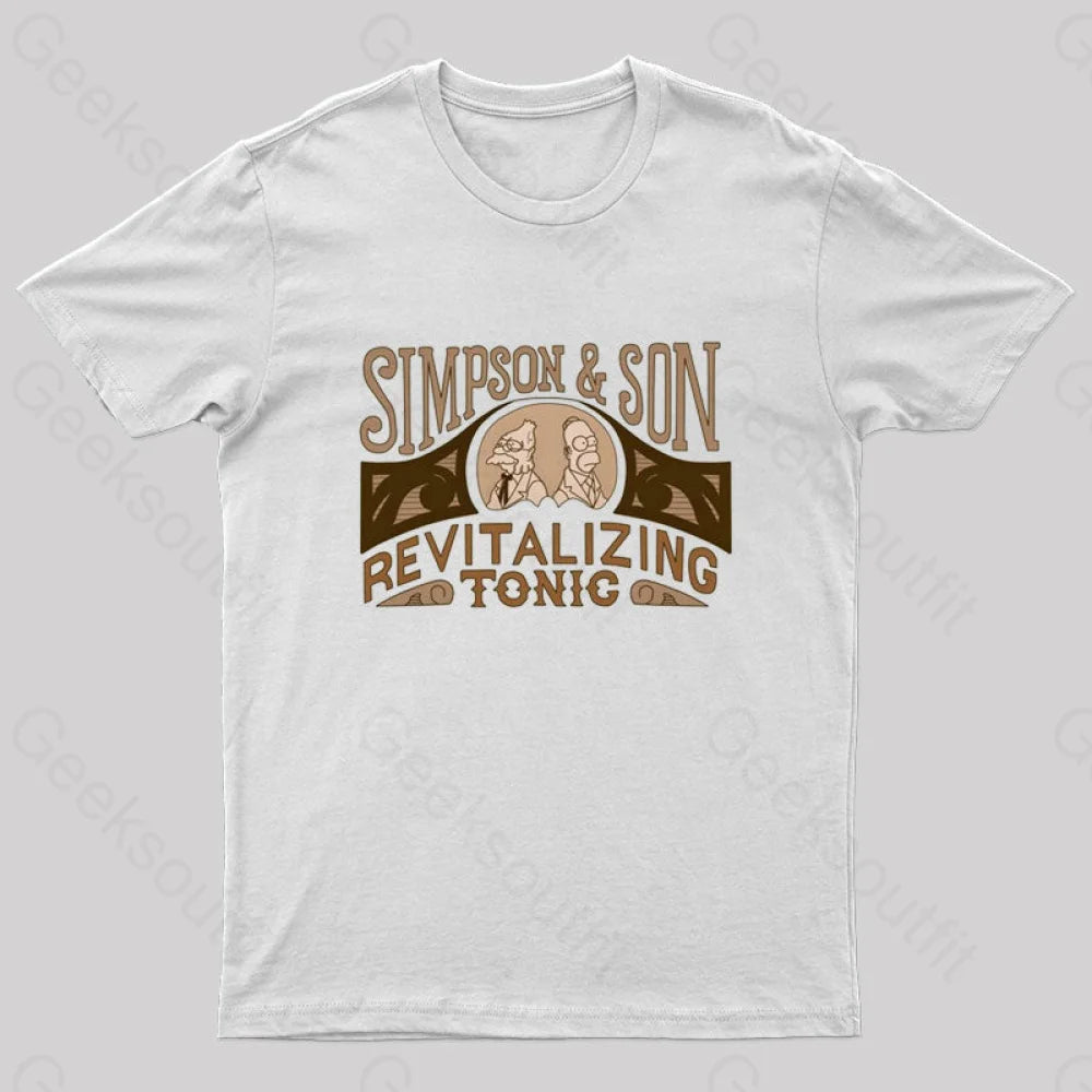 Simpson & Son Nerd T-Shirt White / S