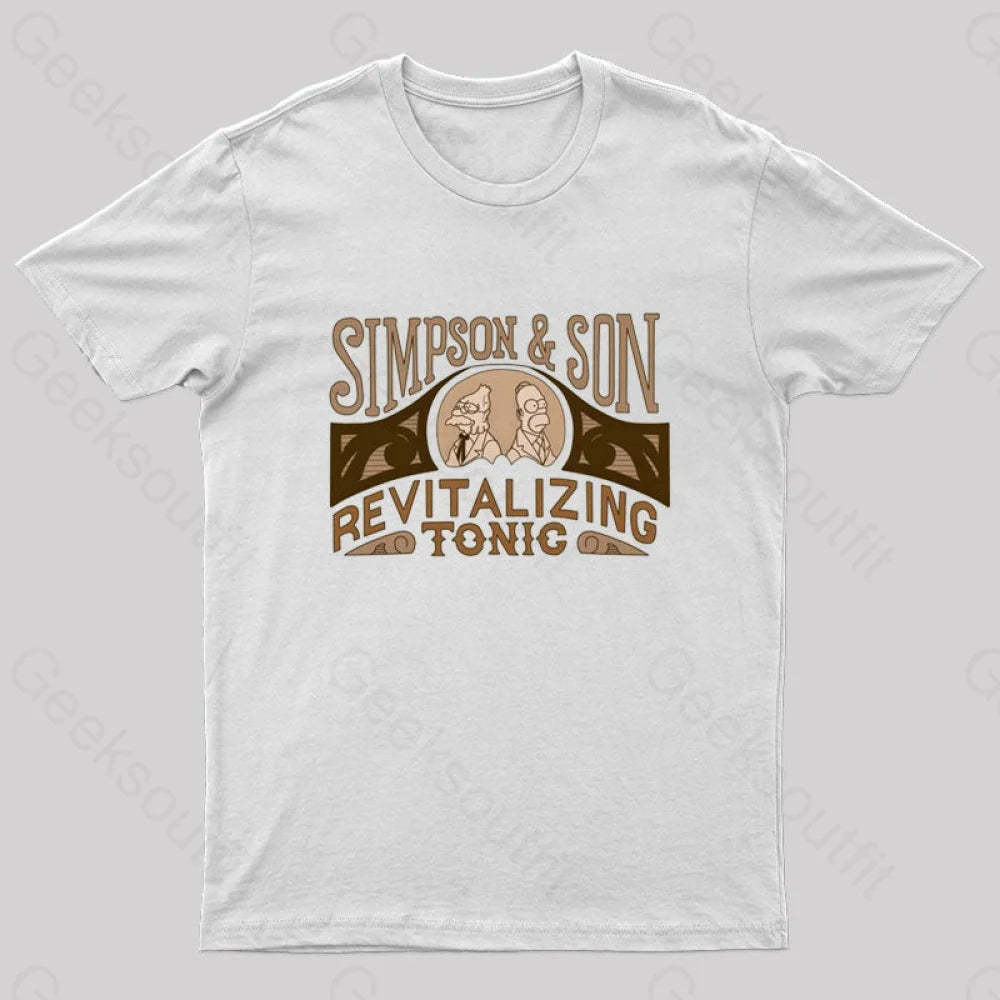 Simpson & Son Nerd T-Shirt White / S