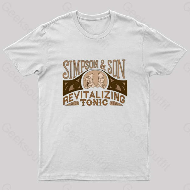 Simpson & Son Nerd T-Shirt White / S