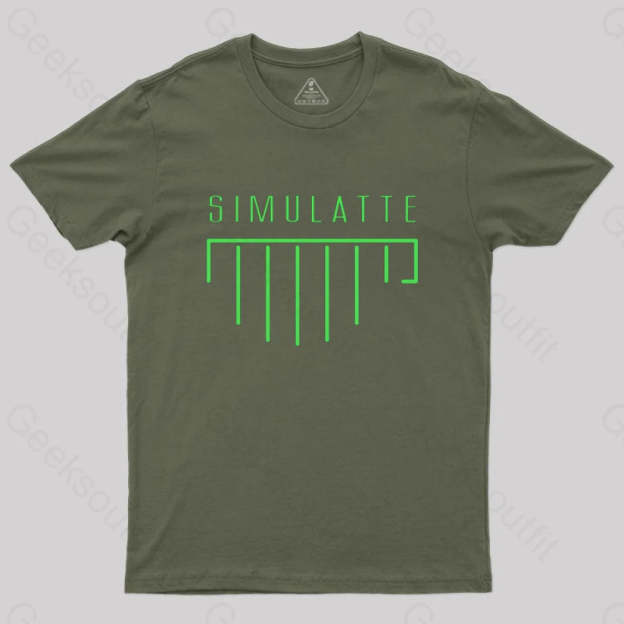 Simulatte From Matrix Resurrections T-Shirt Army Green / S