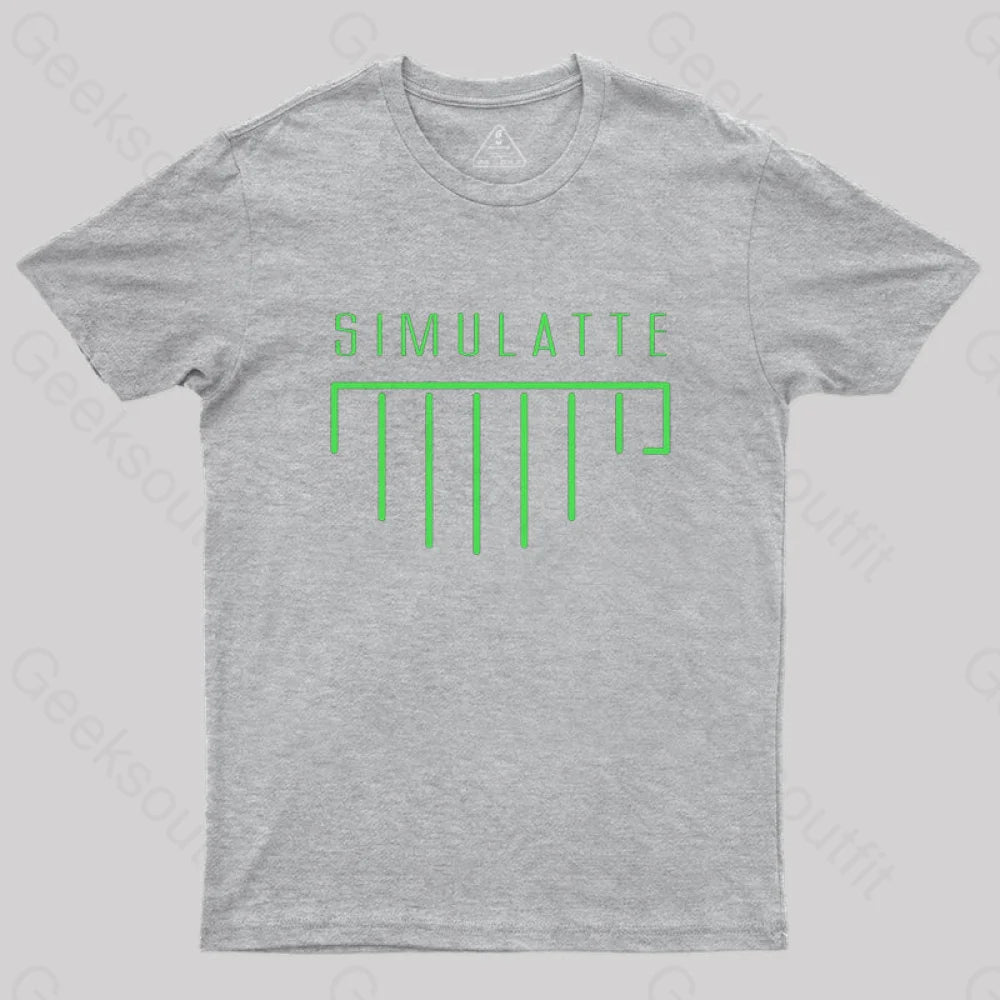 Simulatte From Matrix Resurrections T-Shirt Grey / S