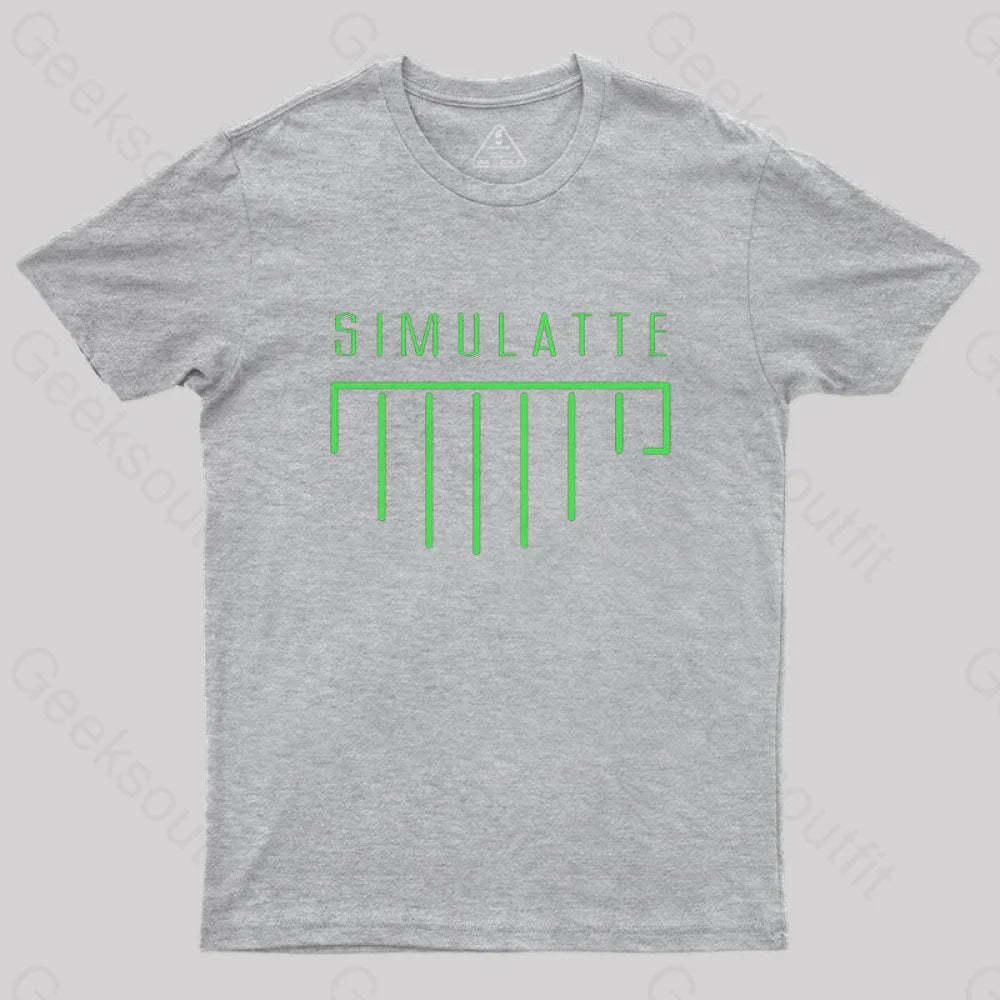Simulatte From Matrix Resurrections T-Shirt Grey / S