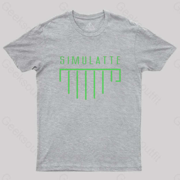 Simulatte From Matrix Resurrections T-Shirt Grey / S