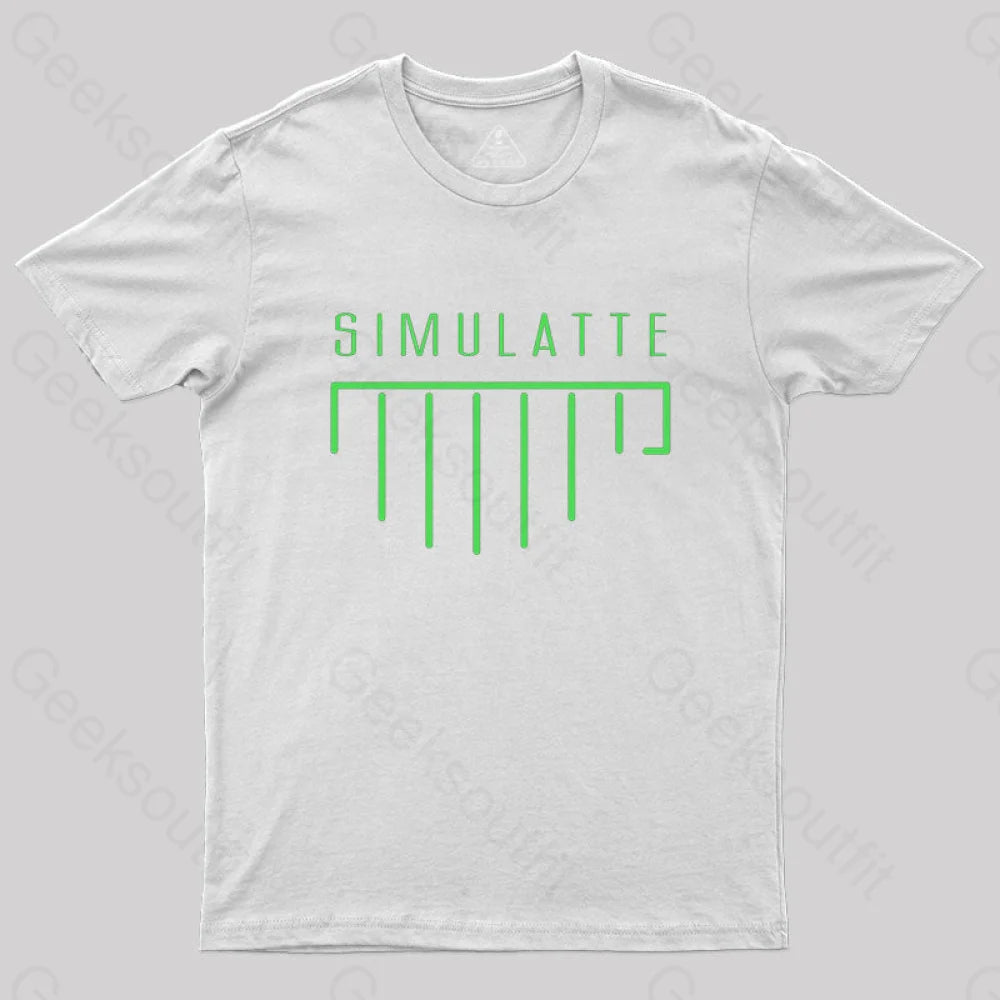 Simulatte From Matrix Resurrections T-Shirt White / S