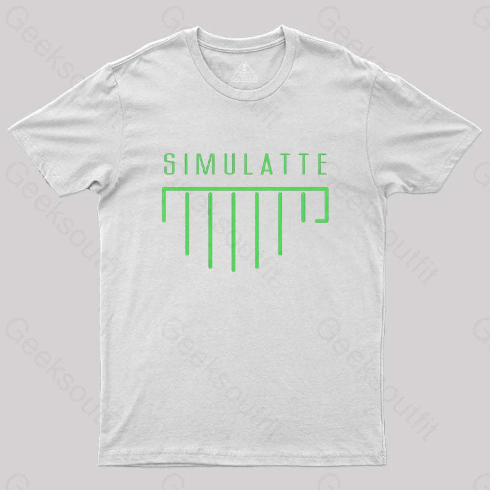 Simulatte From Matrix Resurrections T-Shirt White / S