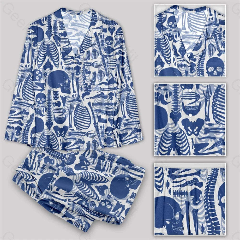 Skeleton Pajamas Set Yc